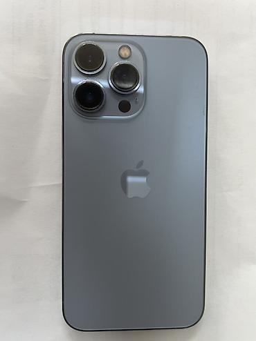 iphone cs max: IPhone 13 Pro, Б/у, 256 ГБ, Sierra Blue, Защитное стекло, Кабель — 1