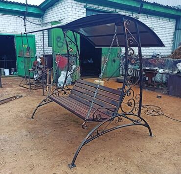 Sifarişlə bağ yelləncəkləri: Metal EN MMC olaraq istədiyiniz forma və ölçüde demir işlerinin — 2