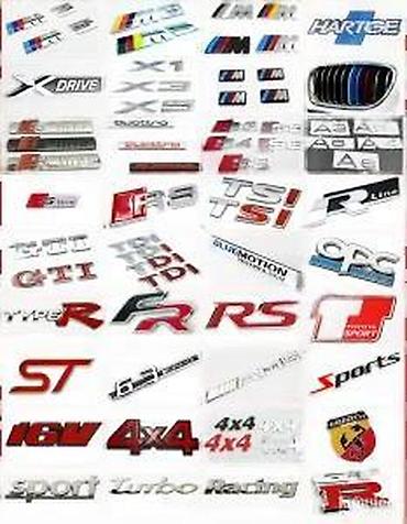 Auto delovi, gume i tjuning: VW GTD znakovi za krilo. Samolepljiovi znakovi za krilo automobila. ✨ — 14