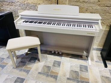 Klavişli alətlər: Koreya istehsali olan dünya şöhrətli Kurzweil pianoları. Sevimli