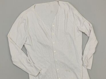 białe bluzki w serek: Kardigan, S, stan - Zadowalający