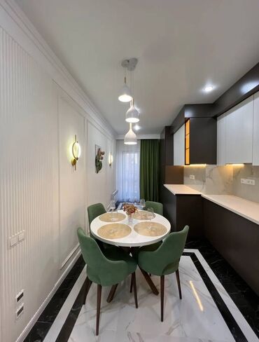 дома в оше: 3 комнаты, 100 м², Элитка, 13 этаж, Дизайнерский ремонт