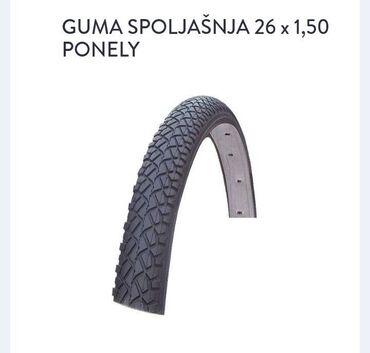 prodavac u Srbija | PRODAJA, RAD S KLIJENTIMA: Na prodaju nove spoljašnje gume Ponely 26 x 1,5 i nove unutrašnje