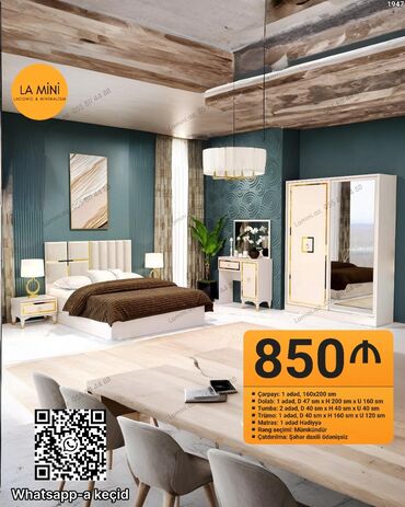 demir şifer: Двуспальная кровать