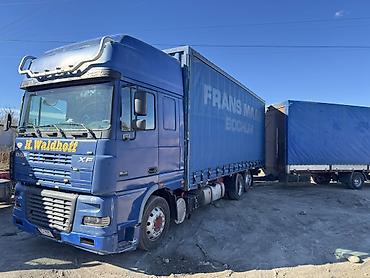 тягачи scania: Тягач, DAF, 2000 г., Шторный — 2