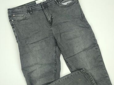 legginsy damskie marszczone: Denim, Jeans for women, size M (EU 38)