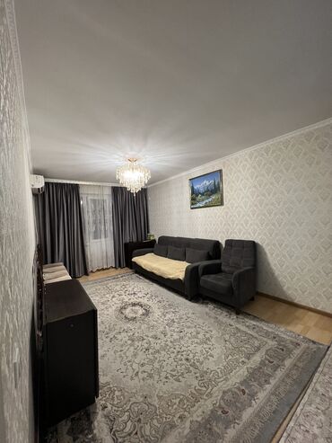 сдаю квартиру бишкек центр: 3 комнаты, 58 м², 104 серия, 5 этаж, Евроремонт