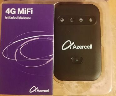 mobil modem: Azercell 4G mifi modem az işlənib . adapdtiri batareyası her şeyi var