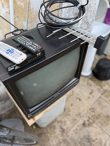jvc televizor: Sharp kineskop televizor + rəqəmsal tuner və antena seti - — 5