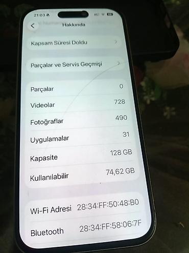 Мобильные телефоны: IPhone 15 Pro, Natural Titanium, Face ID — 5