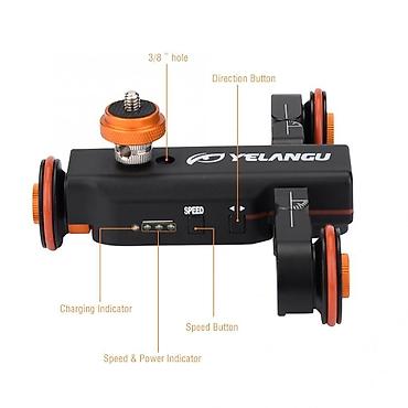 en ucuz utv: Yelangu lx4 motorized dslr dolly pult ilə i̇darə edilən kamera — 7