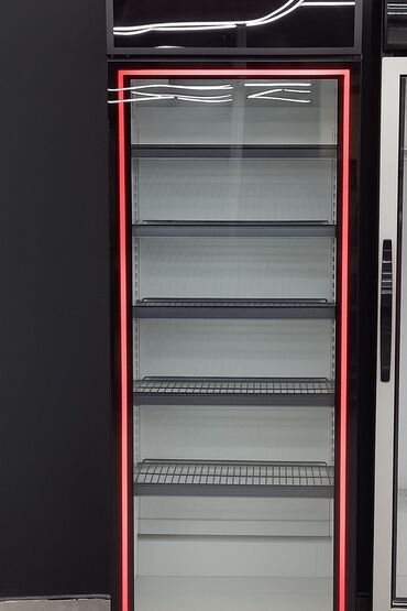 Промышленные морозильники: Vitrin tipli ticarət soyuducusu - Şüşə qapılı, ön panel boyunca