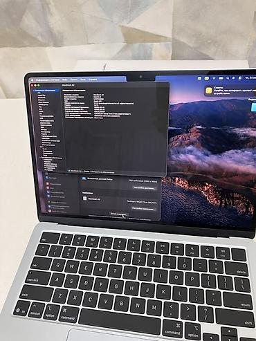 Ноутбуки Apple (MacBook): Саламатсыздарбы MacBook Air 13,6 M4 skyblue256GB сатылат. 2026жыл — 11