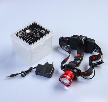 светодиод: Фонарь налобный аккумуляторный "Мастер К.", 1 led, 3 режима Фонарик