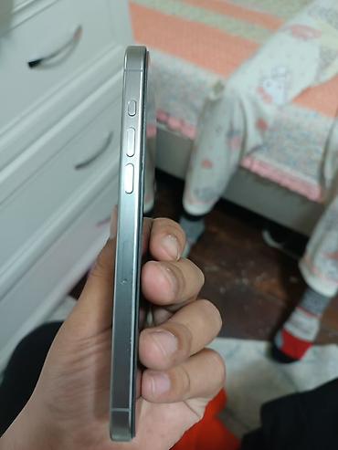 13 plus: IPhone 15 Pro Max, Б/у, 256 ГБ, Серебристый, Защитное стекло, Чехол, 79 % — 6