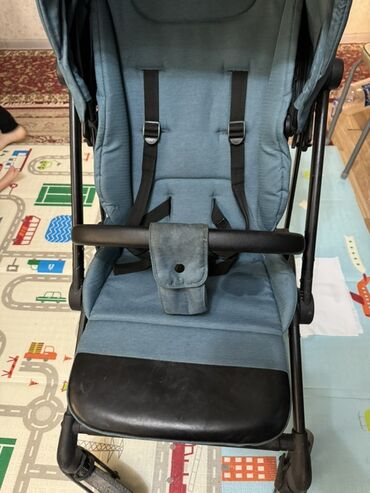 Коляски: Коляска, цвет - Голубой, Б/у — 4