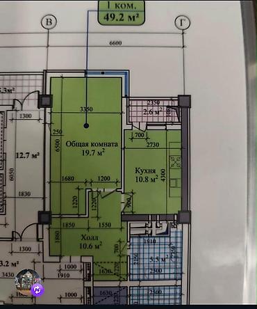 Продажа квартир: 1 комната, 49 м², Технопарк Элитка, 8 этаж, ПСО (под самоотделку) — 2