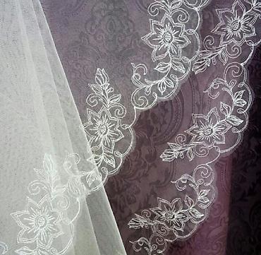 Свадебные аксессуары: Свадебный аксессуар, Фата, Новый, цвет - Айвори — 13