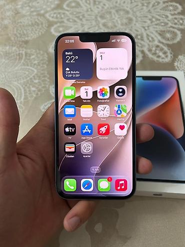 iphone 14 satılır: IPhone 14, 128 GB, Mavi, Face ID — 2
