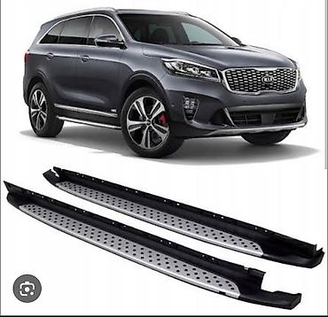 боковой тырмо: Порог-подножки (комплект 2 шт.) для Kia Sorento Prime ОРГИНАЛ ИЗ КОРЕИ — 1