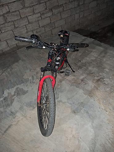24 velosiped: Toba X dağ velosipedi - Rəng: qara/qırmızı - Çərçivə: Toba X markalı — 1