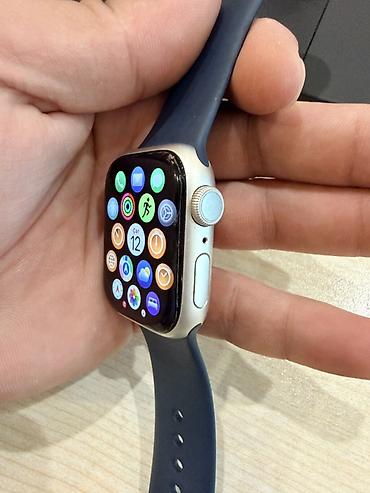 apple magsafe: Apple Watch 9 series 41 mm, GPS Əla vəziyyətdədir karobka açılışı ilə — 4