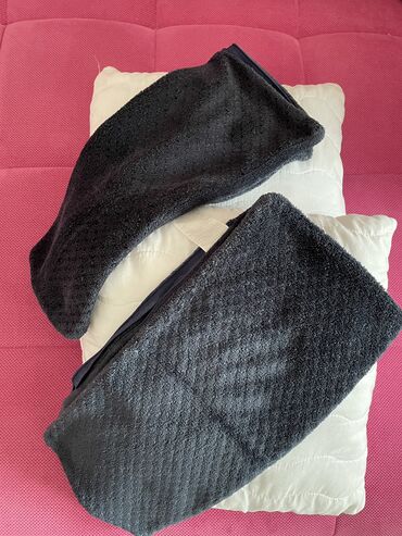 plisane pletenice za krevetac: Dekorativni jastuk, bоја - Crna