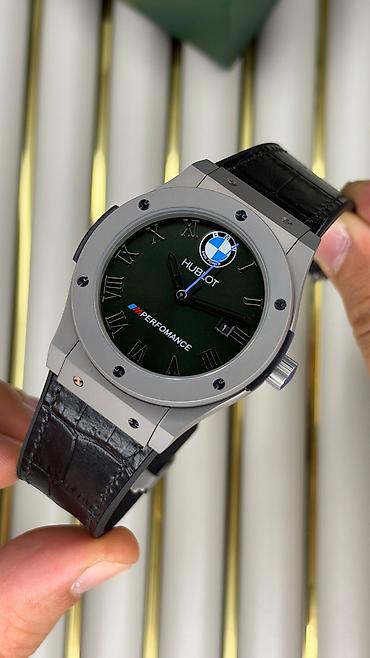 saatlar 2020: Yeni, Qol saatı, Hublot, rəng - Yaşıl — 3