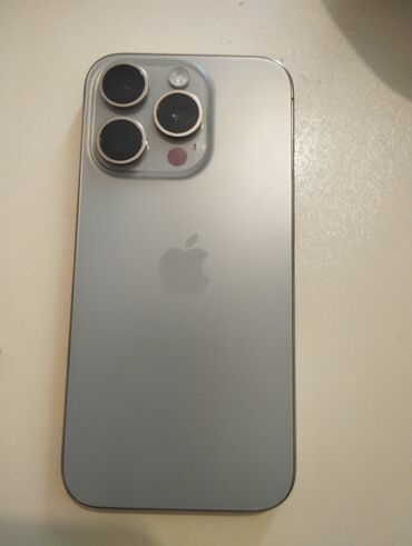 maşın kamera: IPhone 15 Pro, 256 GB, Natural Titanium, Sənədlərlə