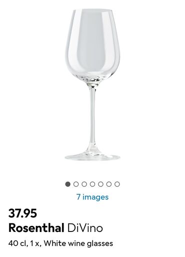 Čaše: Case vintaz,kristal Rosenthal divino za vino. Case komada 6 u — 4