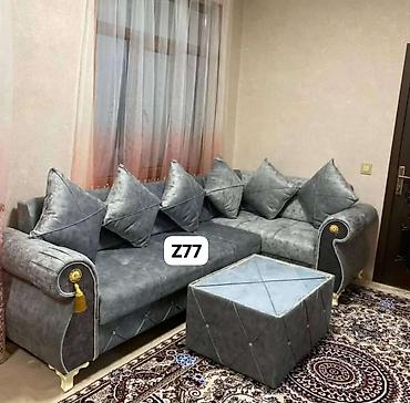 Divan və masa dəstləri: Yeni, Künc divan, Qonaq otağı üçün, Açılmayan — 1