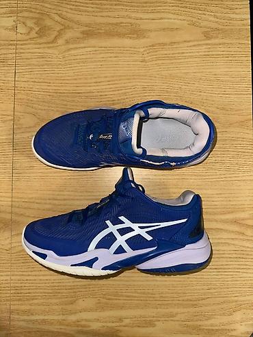 тенниски: Мужские кроссовки, 41.5, Asics, Б/у, цвет - Синий — 1