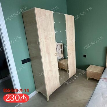 Dolablar: Yeni, 3 qapılı Qarderob, paltar dolabı