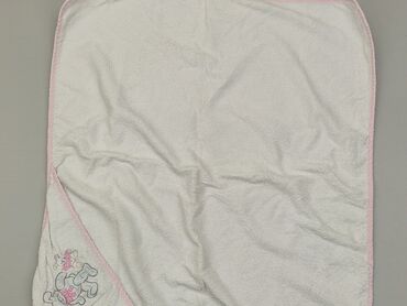 Tekstylia: Ręcznik 62 x 70, kolor - Biały, stan - Dobry