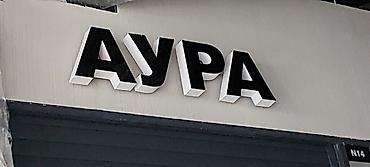 Изготовление рекламных конструкций: | Объемные буквы, | Монтаж — 2