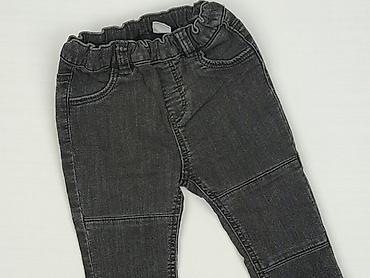 boho koszule: Spodnie jeansowe, H&M, 12-18 miesięcy, stan - Bardzo dobry — 1