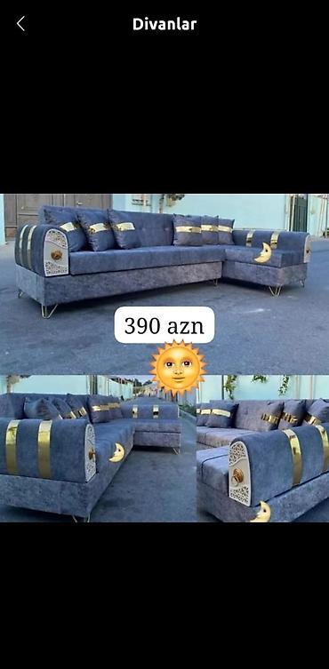 mebel qulpu: Künc divan, Yeni, Parça — 1
