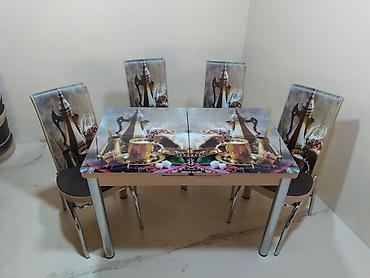 Masa və oturacaq dəstləri: *Hazır elde olan* ✔️Türk istehsalı🇹🇷 ✔️Kuxna üçün stol stul dəsti ✔️ — 11