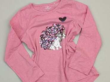 neonowa różowa bluzka: Bluzka, Topolino, 5-6 lat, 110-116 cm, stan - Dobry