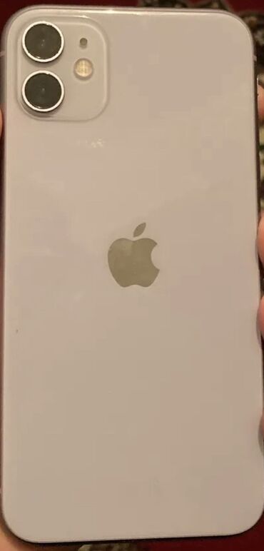 Apple iPhone: IPhone 11, 64 GB, Ağ, Zəmanət, Kredit, Barmaq izi
