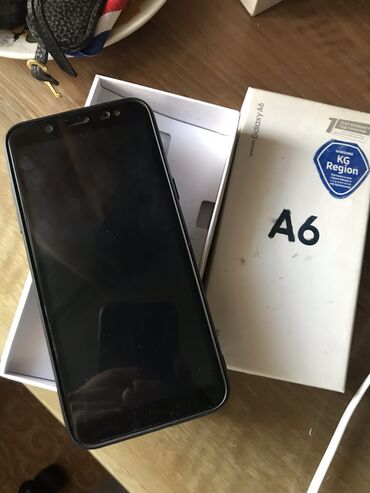 самсунг а6 экран: Samsung Galaxy A6, Колдонулган, 32 ГБ, түсү - Кара, 2 SIM