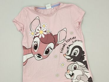 klapki z futerkiem dziecięce: T-shirt, Disney, 9 years, 128-134 cm, condition - Very good