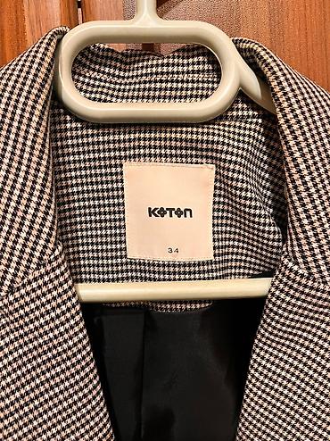Пиджаки: “Koton” markalı pencək. 34 ölçü. Astarlıdır. Yeni kimi — 5