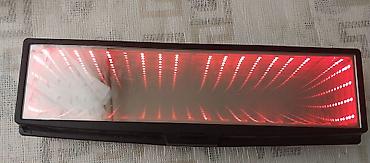 led guzgu: Avtomobil üçün LED “sonsuz güzgü” effektli salon arxa görünüş güzgüsü — 1