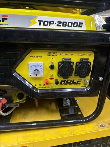 генераторы бу из германии: Бензиновый генератор ROLF TOP-2800E Характеристики и оснащение: -