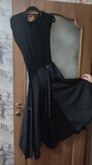 хиджаб платя: Повседневное платье, Лето, Длинная модель, Трикотаж, S (EU 36)