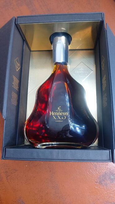 bir dollar nece manatdi: Hennessy XXO 1lt Cognac Tam təzə, Tam original konyak Qutusuyla