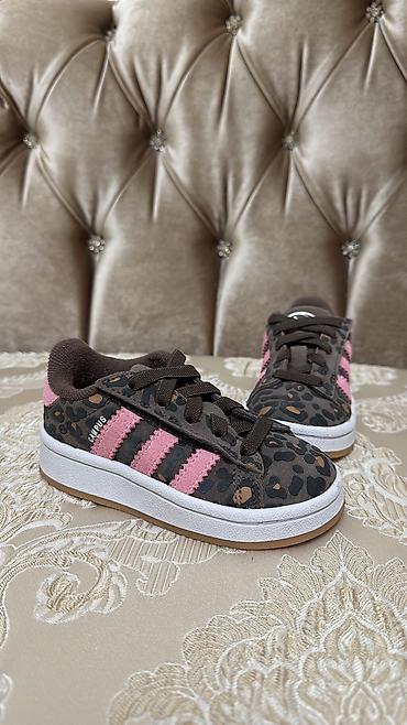 детские кроссовки на липучке: Uşaq idman ayaqqabısı – Adidas Campus (leopar naxışlı) Yenidir - — 1