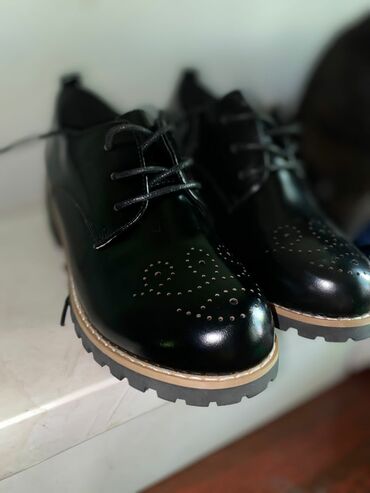 обувь экко: Ботинки и ботильоны 36, цвет - Черный