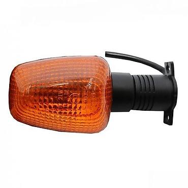 p13w led: Motociklistički pokazivač pravca sa crnim kućištem i narandžastim — 2